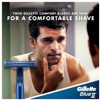 Gillette Blue II Disposable Razor Pack of 5 pcs