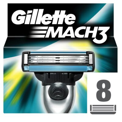 Gillette Mach 3 Razor Blade Refill, 8 Count