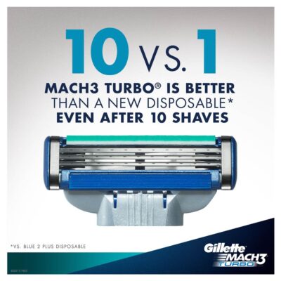 Gillette Blades Mach3 Turbo Refill 4 pcs