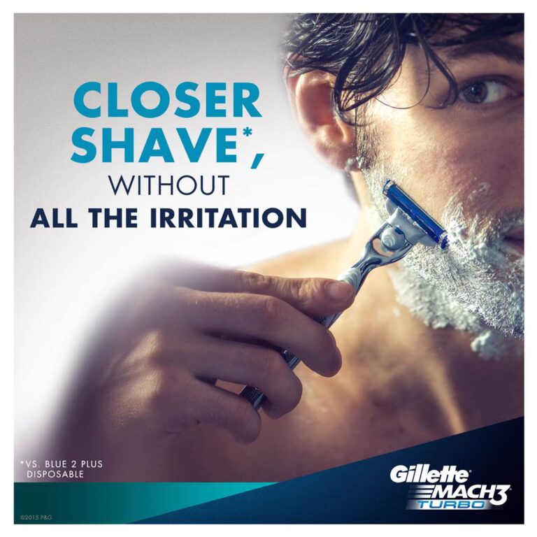 Gillette Blades Mach3 Turbo Refill 4 pcs - Image 9