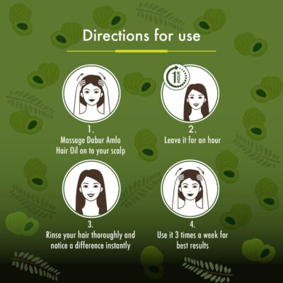 Dabur Amla Hair Oil for Strong, Shiny Hair - 300ml