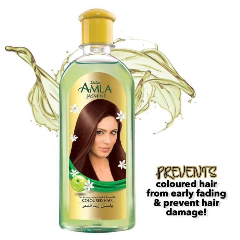 Dabur Amla Hair Oil Jasmine For Colored Hair 300 ml - Image 5
