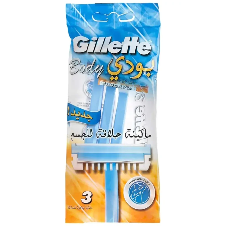 ⁦جيليت ماكينة حلاقة للجسم كيس 3 قطع⁩ - الصورة ⁦1⁩