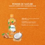 Dabur Vatika Almond Enriched Hair Oil - 300ml | For Soft & Shiny Hair - Image 4
