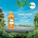 Dabur Vatika Almond Enriched Hair Oil - 300ml | For Soft & Shiny Hair - Image 3