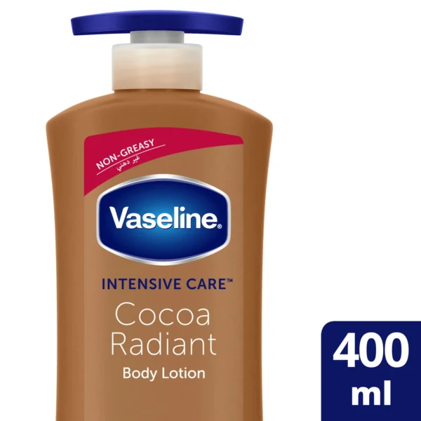 Vaseline Body Lotion Cocoa Glow 400 ml - Deep Skin Moisturization - Image 1