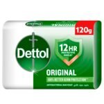 Dettol Original Bathing Soap Bar - Superior Protection with Invigorating Pine Scent, 120g