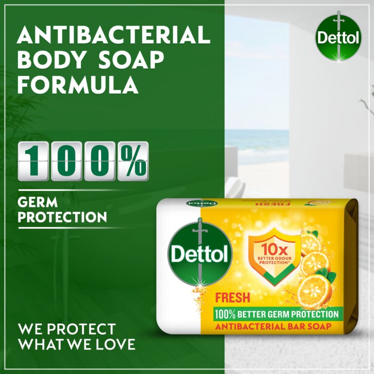 Dettol Fresh Bathing Soap, Citrus & Orange Blossom Scent - 120g - Image 2