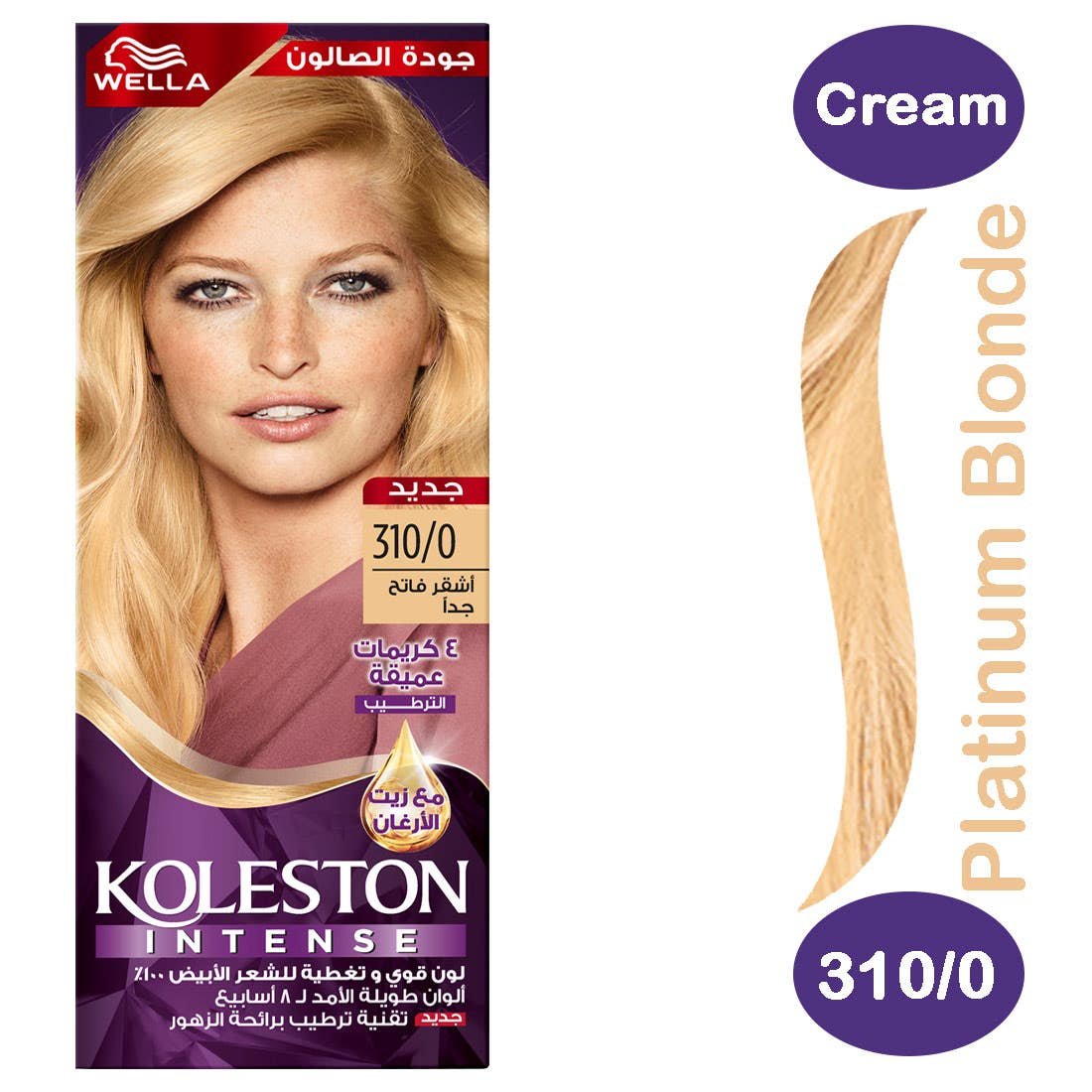 100539281_10.jpg كوليستون صبغة شعر اشقر بلاتيني + مظهر 310/0: لون احترافي يدوم طويلاً - الصورة 1