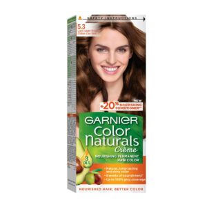 Garnier Color Naturals, 5.3 Light Golden Brown, Permanent Hair Color