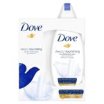 Dove Deeply Nourishing Body Wash 250ml + Loofah - Image 3