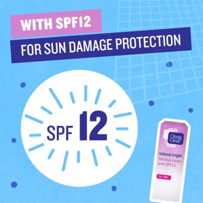 Clean & Clear Fairness Face Cream SPF12 50ml