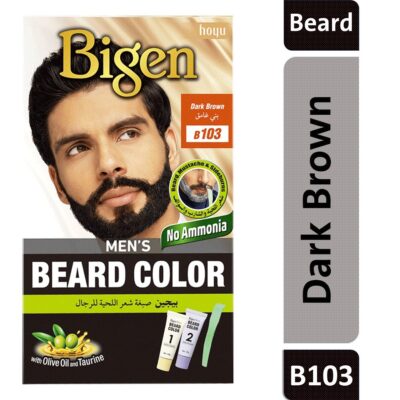 Bigen Hair Color Men's Beard Color Dark Brown B103
