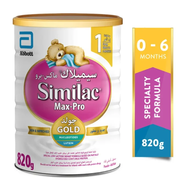 Similac Max Pro (1) Baby Formula: Advanced Nutrition from Birth to 6 Months, 820 gm - Image 1