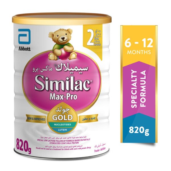 Similac Max Pro (2) Advanced Baby Formula 6-12 Months, 820 gm - Image 1