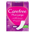 CAREFREE® Panty Liners Plus Large Aloe - 48 Pcs