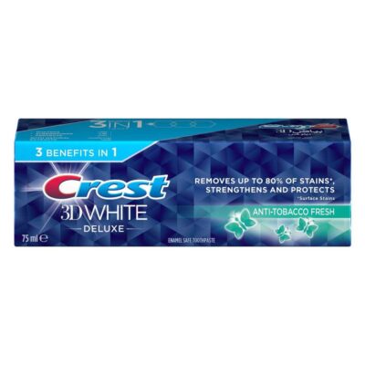 Crest Toothpaste White Deluxe Anti Tobacco 75 Ml