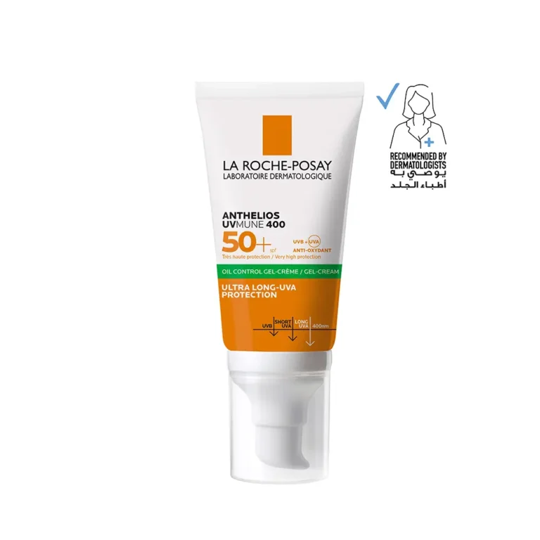 ⁦لاروش بوزيه أنثيليوس يوفيميون 400 كريم جل واقي شمس للبشرة الدهنية SPF 50+ 50 مل⁩ - الصورة ⁦1⁩