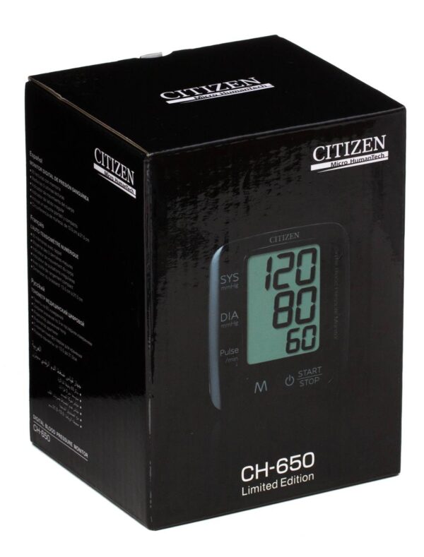 Citizen CH650 BCN Wrist Blood Pressure Monitor - Image 1
