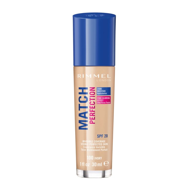 ⁦ريميل نيوماتش كريم أساس SPF20 - رقم 100 عاجي⁩ - الصورة ⁦2⁩
