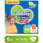 ⁦بيبي جوي كلوت مقاس 6 - عبوة ميجا 40 قطعة⁩ - الصورة ⁦2⁩