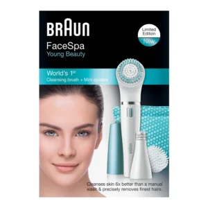 Braun FaceSpa Young Beauty + Cleansing Brush 832E | Limited Edition Gift Set