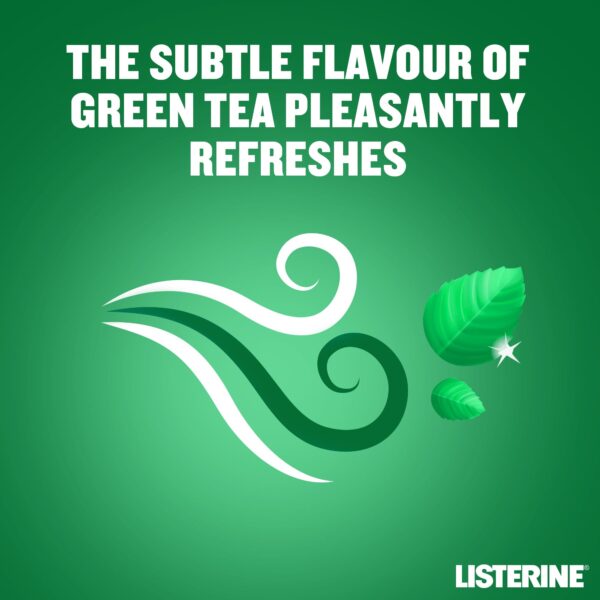 LISTERINE Mouthwash Green Tea with Green Tea Extract 500ml - Image 3