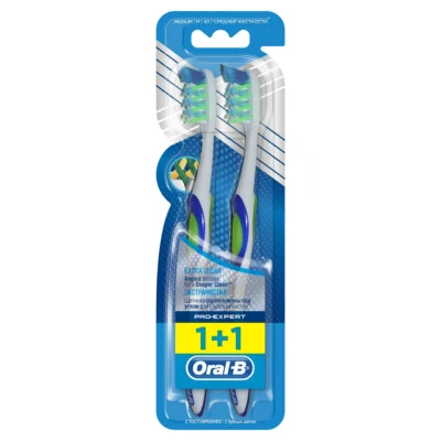 Oral-B Pro-expert Manual Toothbrush, Medium, 2 Count