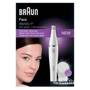 Braun Silk-épil Facial Epilator with Cleansing Brush #810