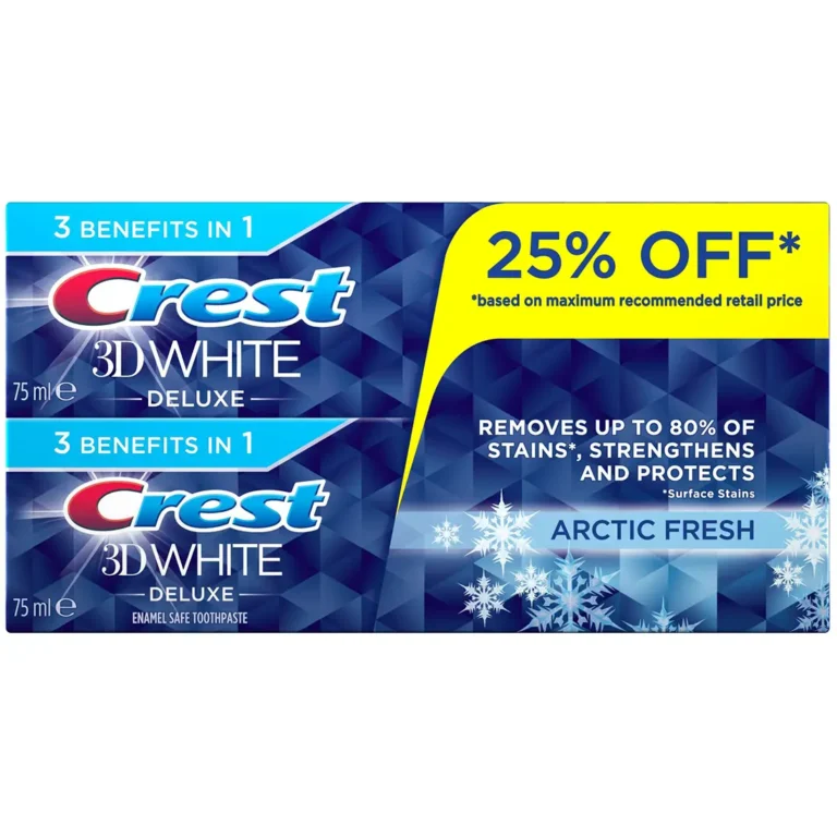Crest Toothpaste 3D White Deluxe 75ml - Image 1