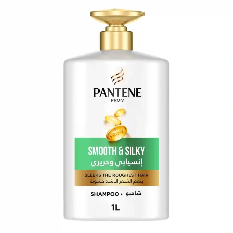 Pantene Smooth & Silky Shampoo, 1 L - Image 1