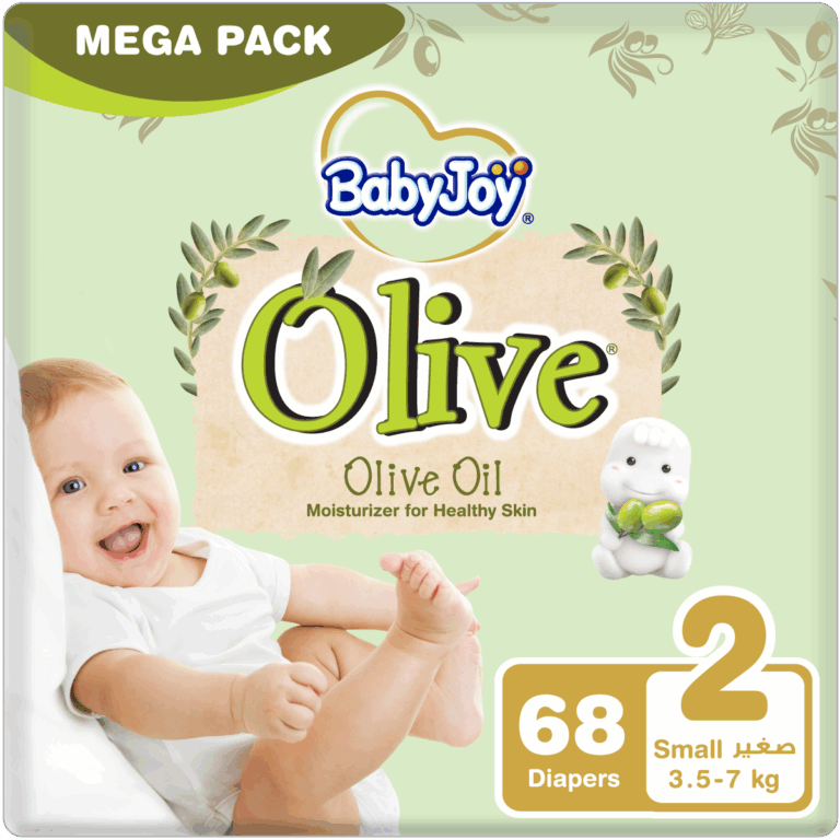 BabyJoy Olive Diapers Size 2 Mega - 68 Count - Image 2