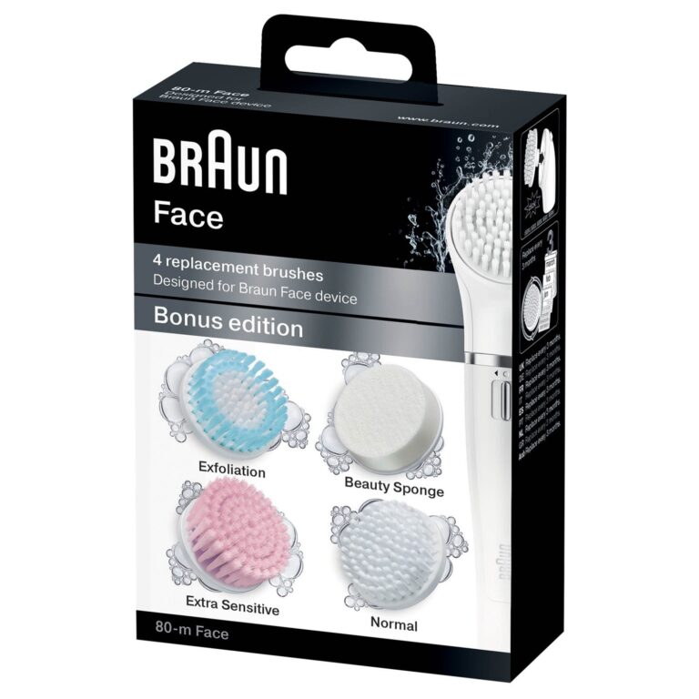 Braun Replacement Brushes For Face Kit (4 Pieces) #80-M - Image 1