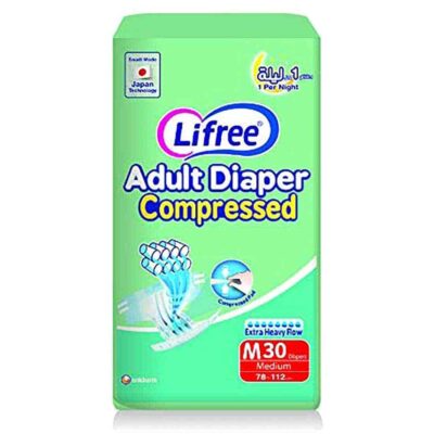 Lifree Adult Tape Diaper Medium (6+24) Diapers