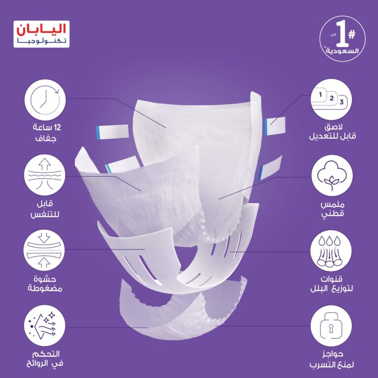 ⁦ليفري حفائظ لكبار السن كبير 24 قطعة - لراحة تدوم طوال الليل⁩ - الصورة ⁦9⁩