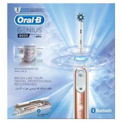 Oral B Rechargeable Toothbrush Genius 9000 RoseGold