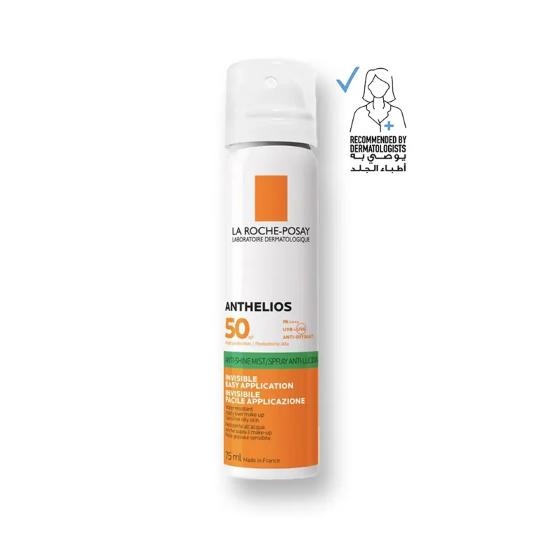 La Roche-Posay Anthelios Invisible Sunscreen Face Spray SPF 50 For All Skin Types 75ml - Image 1