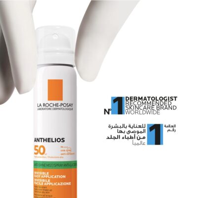La Roche-Posay Anthelios Invisible Sunscreen Face Spray SPF 50 For All Skin Types 75ml