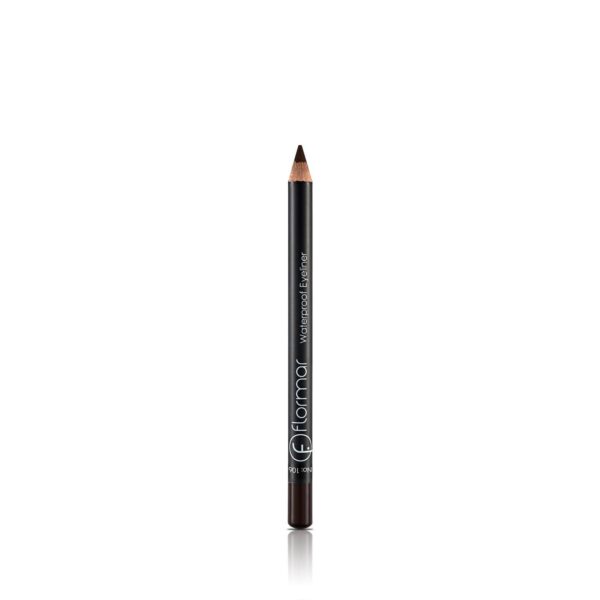 Flormar Waterproof Eyeliner Pencil 106 - Brown - Image 2
