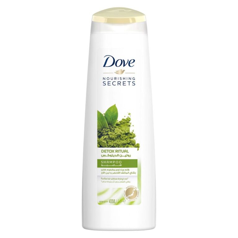 Dove Shampoo with Matcha Green Tea & Rice Milk 400ml - Image 2