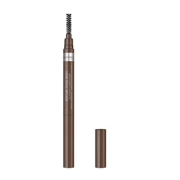 Rimmel Brow This Way 2In1 Filler & Fixer - Light | Define & Set Your Brows - Image 2