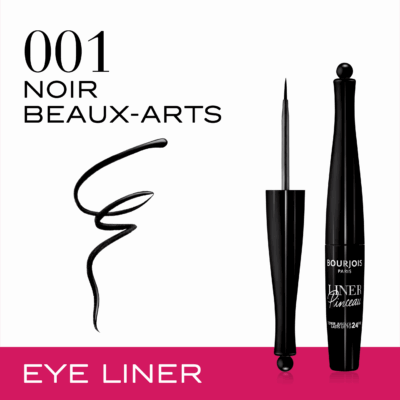 Bourjois Liner Pinceau Liquid Eyeliner 2.5G 01 Noir- Black