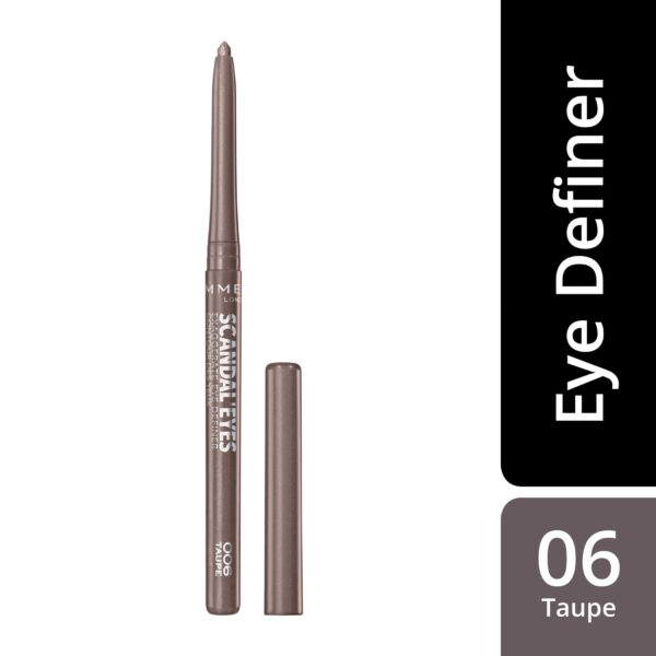 Rimmel London Scandal'Eyes Auto Liner Eyeliner Pencil 006 Taupe-Nude - Image 2