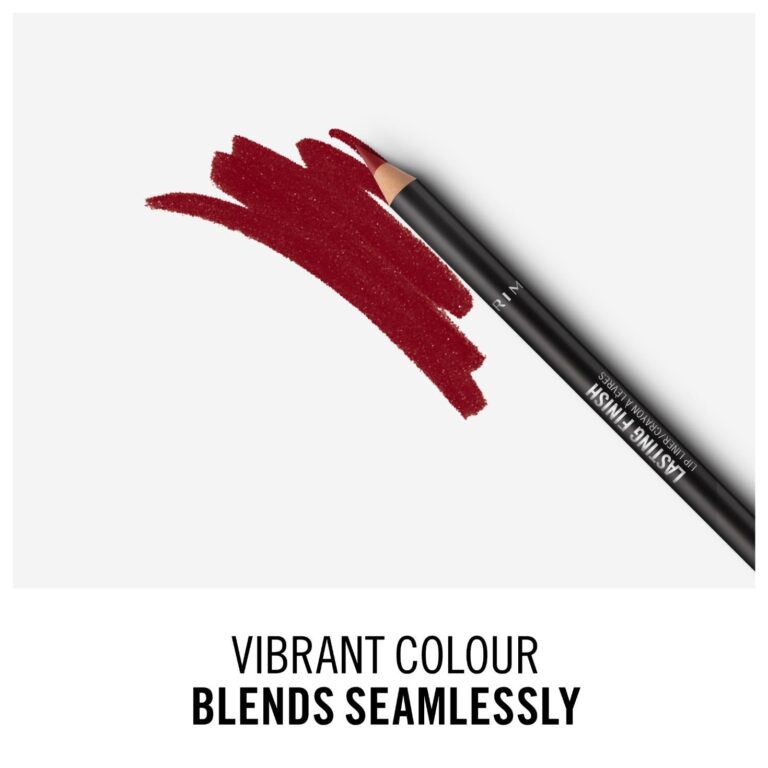 Rimmel Lasting Finish Lip Liner - Bitten 580 - Red - Image 6