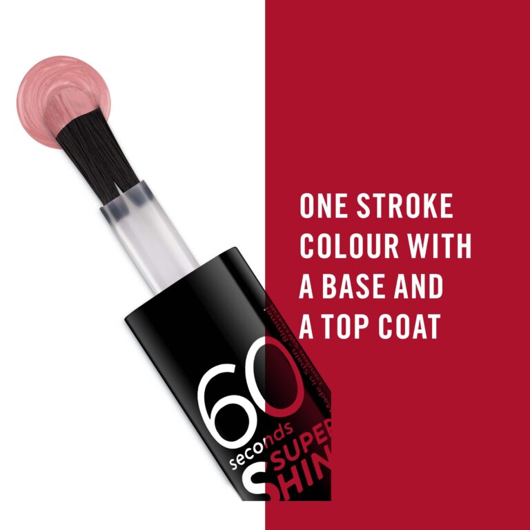 Rimmel 60 Seconds Super Shine Nail Polish - Shade 711 Pink - Image 5