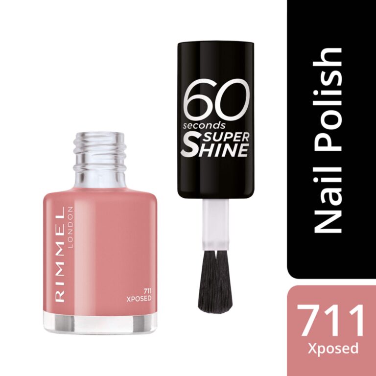 Rimmel 60 Seconds Super Shine Nail Polish - Shade 711 Pink - Image 2