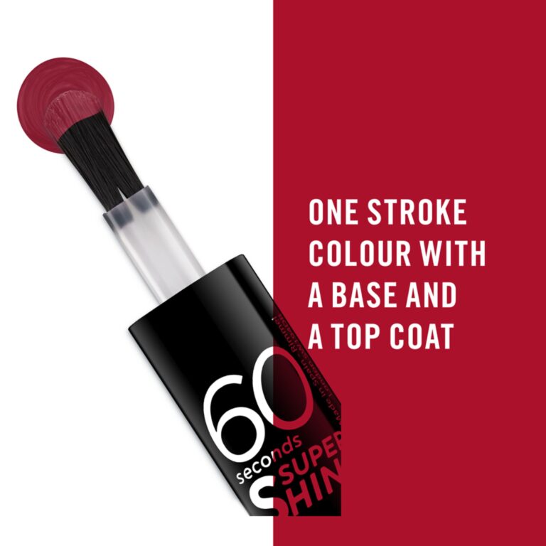 Rimmel 60 Sec Super Shine Nail Polish #710 - Red - Image 5