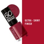 Rimmel 60 Sec Super Shine Nail Polish #710 - Red - Image 6