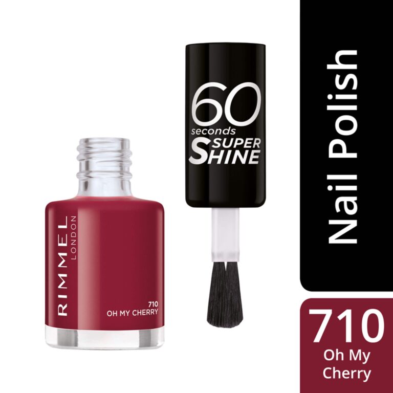 Rimmel 60 Sec Super Shine Nail Polish #710 - Red - Image 2