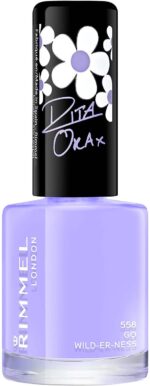 Rimmel 60 Seconds Super Shine Nail Polish - Grey #558 - Image 2